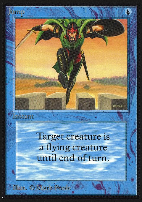 Jump, Intl. Collectors' Edition #61, Magic: The Gathering card