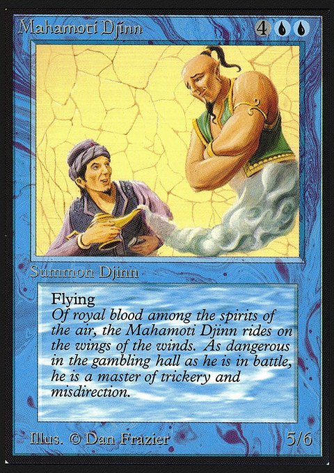 Mahamoti Djinn, Intl. Collectors' Edition #65, Magic: The Gathering card