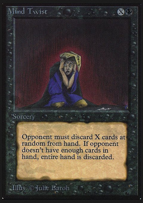 Mind Twist, Intl. Collectors' Edition #116, Magic: The Gathering card