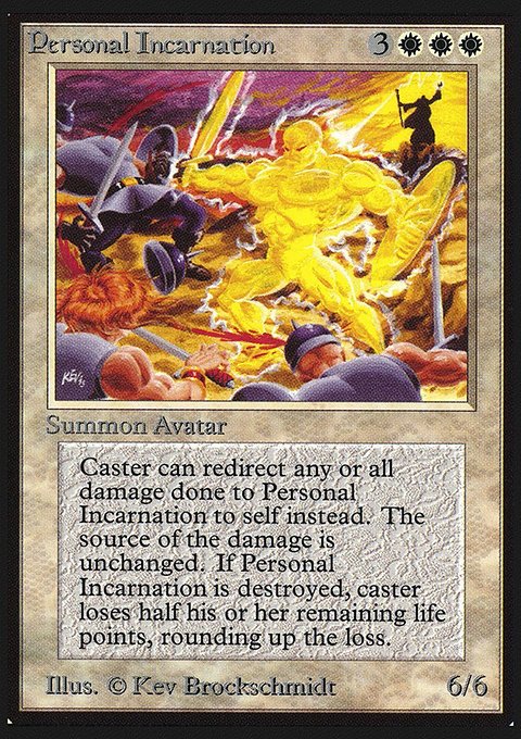 Personal Incarnation, Intl. Collectors' Edition #32, Magic: The Gathering card