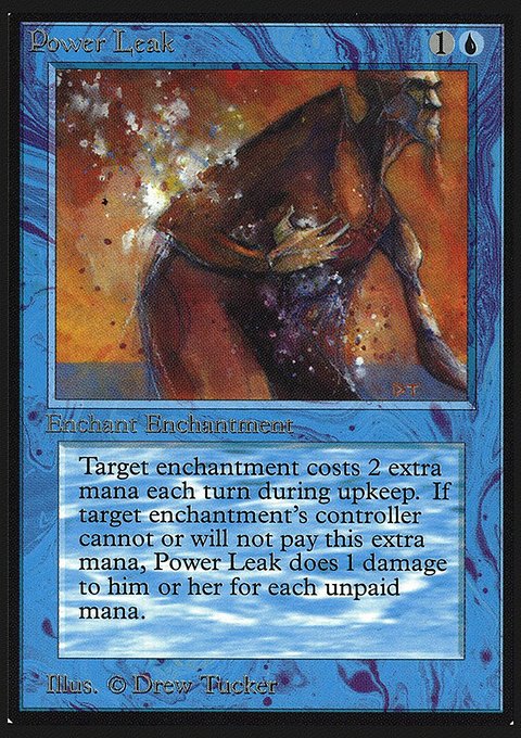 Power Leak, Intl. Collectors' Edition #72, Magic: The Gathering card