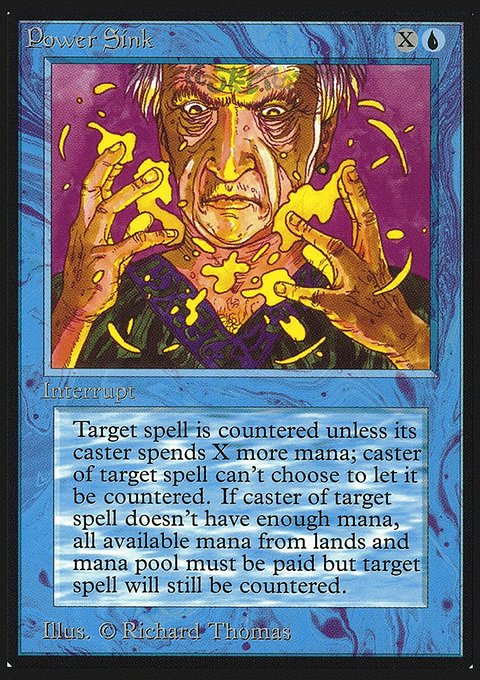 Power Sink, Intl. Collectors' Edition #73, Magic: The Gathering card