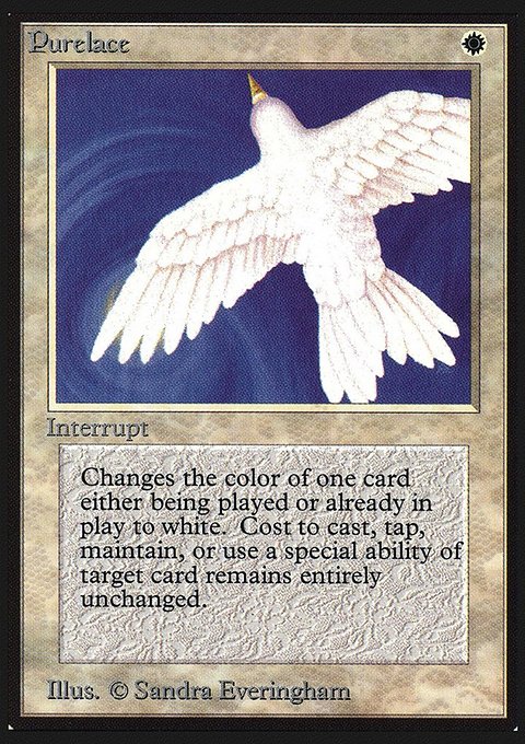 Purelace, Intl. Collectors' Edition #33, Magic: The Gathering card