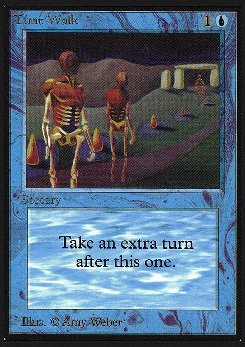 Time Walk, Intl. Collectors' Edition #84, Magic: The Gathering card