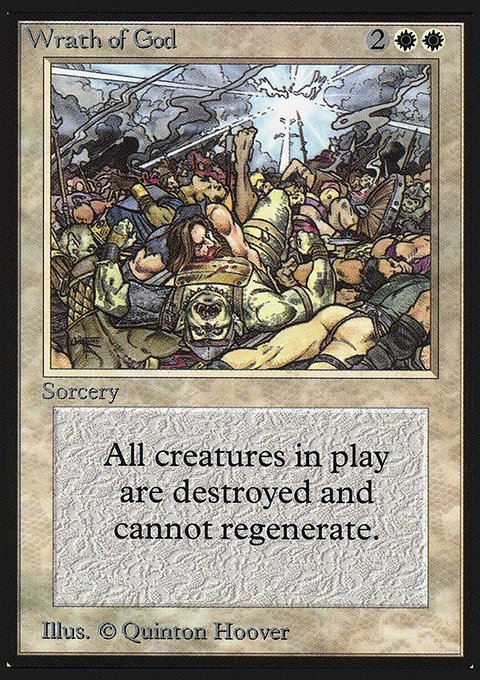 Wrath of God, Intl. Collectors' Edition #46, Magic: The Gathering card