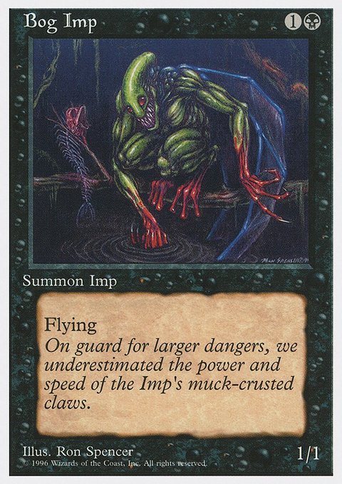 Bog Imp, Introductory Two-Player Set #16, Magic: The Gathering card