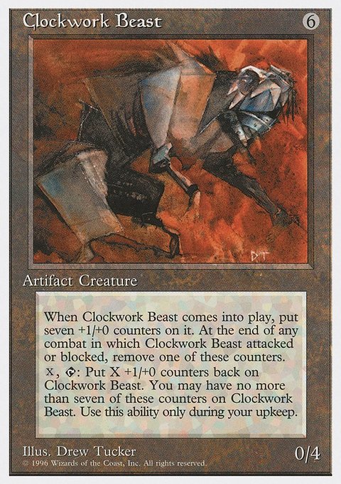 Clockwork Beast, Introductory Two-Player Set #49, Magic: The Gathering card