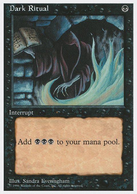 Dark Ritual, Introductory Two-Player Set #19, Magic: The Gathering card