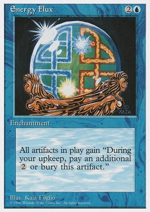 Energy Flux, Introductory Two-Player Set #8, Magic: The Gathering card