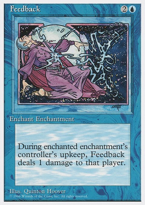 Feedback, Introductory Two-Player Set #9, Magic: The Gathering card