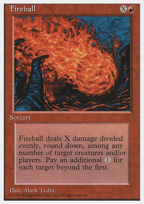 Fireball, Introductory Two-Player Set #32, Magic: The Gathering card