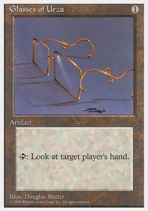 Glasses of Urza, Introductory Two-Player Set #50, Magic: The Gathering card