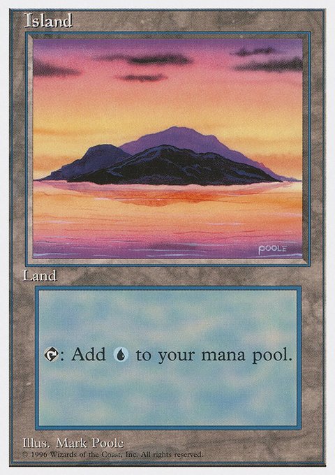 Island, Introductory Two-Player Set #56, Magic: The Gathering card