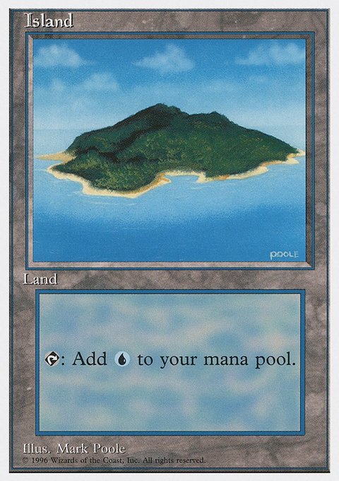Island, Introductory Two-Player Set #57, Magic: The Gathering card