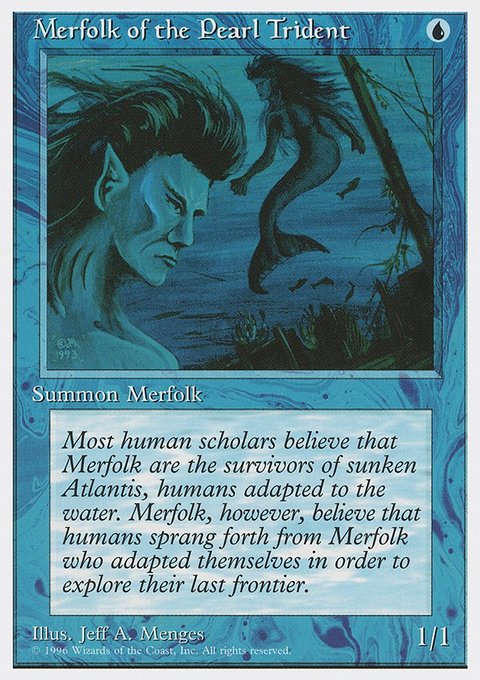 Merfolk of the Pearl Trident, Introductory Two-Player Set #10, Magic: The Gathering card