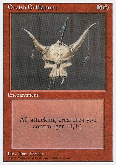 Orcish Oriflamme, Introductory Two-Player Set #37, Magic: The Gathering card