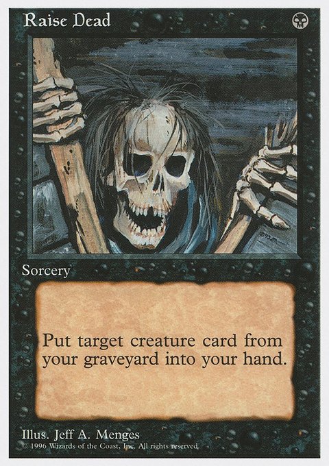 Raise Dead, Introductory Two-Player Set #22, Magic: The Gathering card