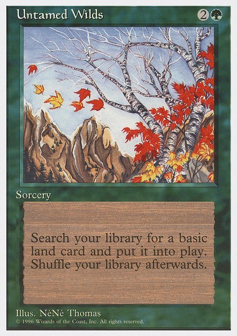 Untamed Wilds, Introductory Two-Player Set #44, Magic: The Gathering card