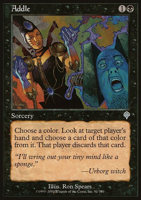 Addle, Invasion #91, Magic: The Gathering card