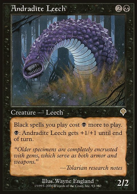Andradite Leech, Invasion #93, Magic: The Gathering card