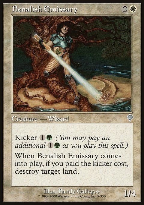 Benalish Emissary, Invasion #5, Magic: The Gathering card