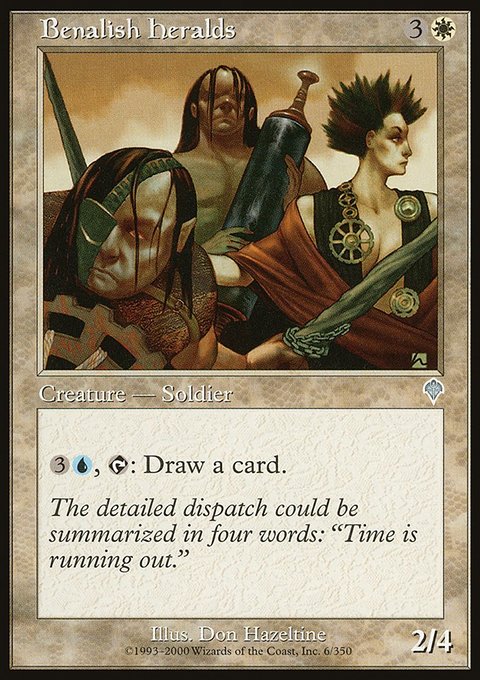 Benalish Heralds, Invasion #6, Magic: The Gathering card