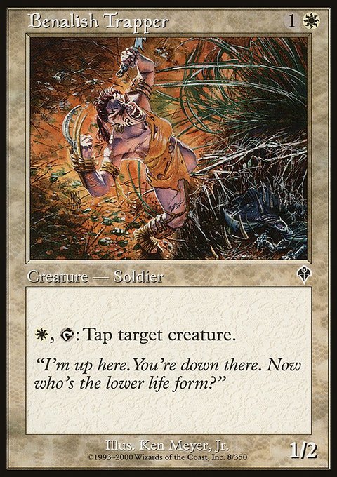 Benalish Trapper, Invasion #8, Magic: The Gathering card