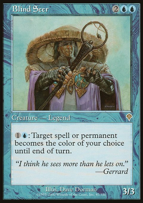 Blind Seer, Invasion #47, Magic: The Gathering card