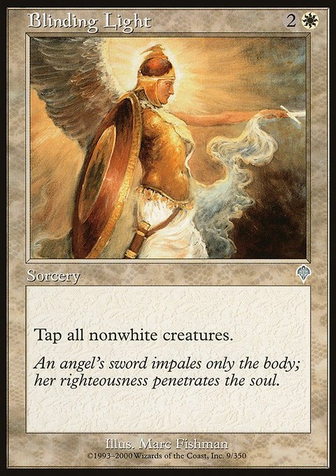 Blinding Light, Invasion #9, Magic: The Gathering card