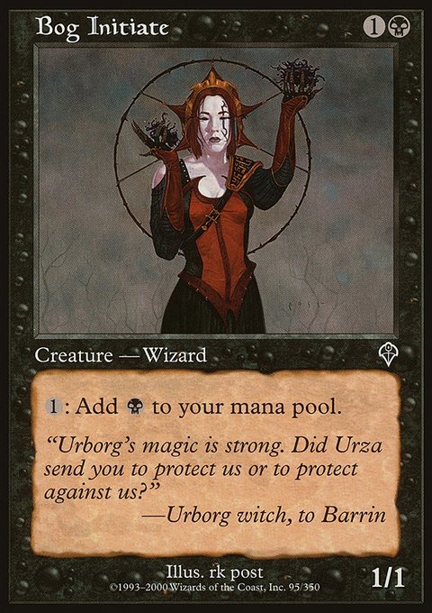 Bog Initiate, Invasion #95, Magic: The Gathering card