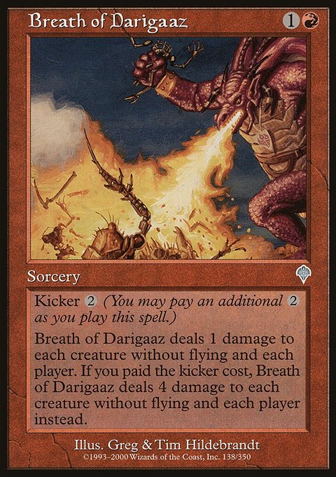 Breath of Darigaaz, Invasion #138, Magic: The Gathering card