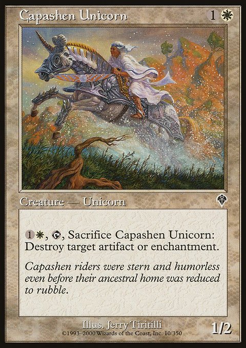 Capashen Unicorn, Invasion #10, Magic: The Gathering card