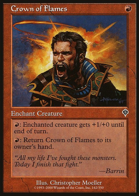 Crown of Flames, Invasion #142, Magic: The Gathering card