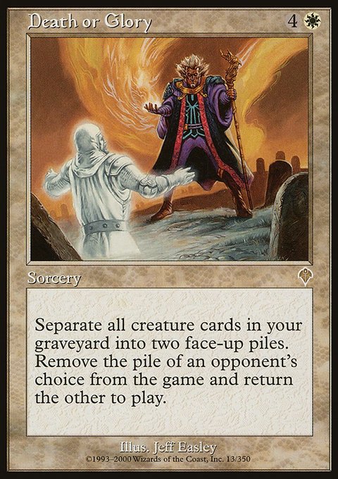 Death or Glory, Invasion #13, Magic: The Gathering card