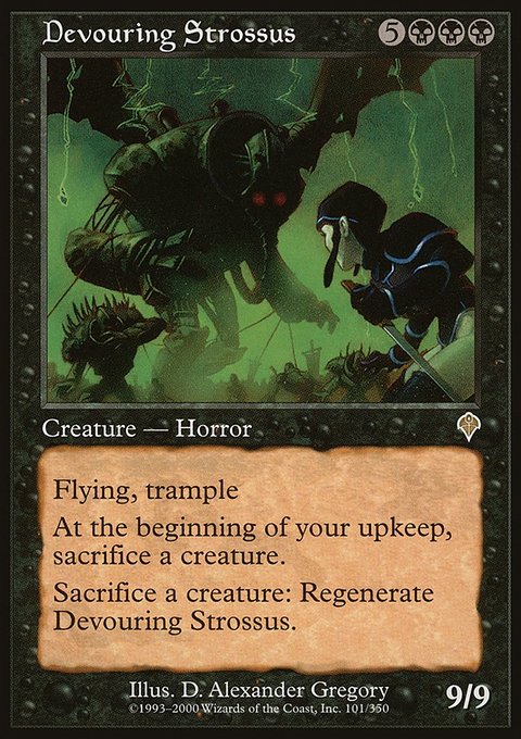 Devouring Strossus, Invasion #101, Magic: The Gathering card