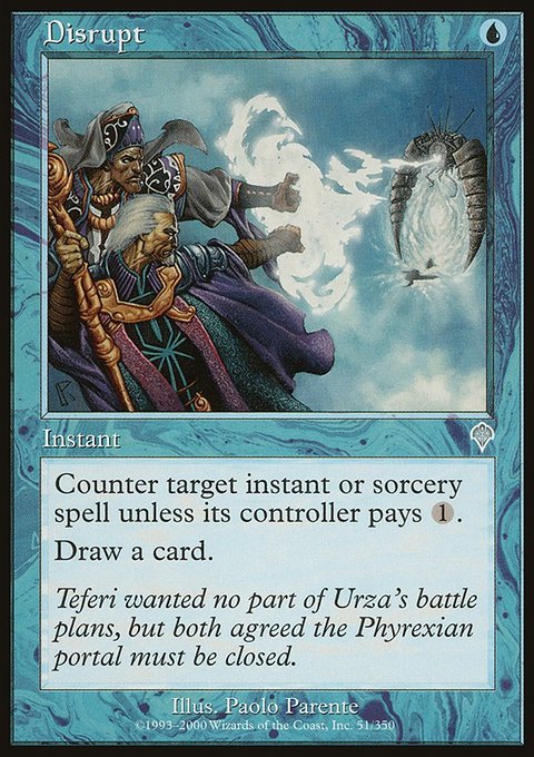 Disrupt, Invasion #51, Magic: The Gathering card