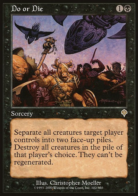 Do or Die, Invasion #102, Magic: The Gathering card