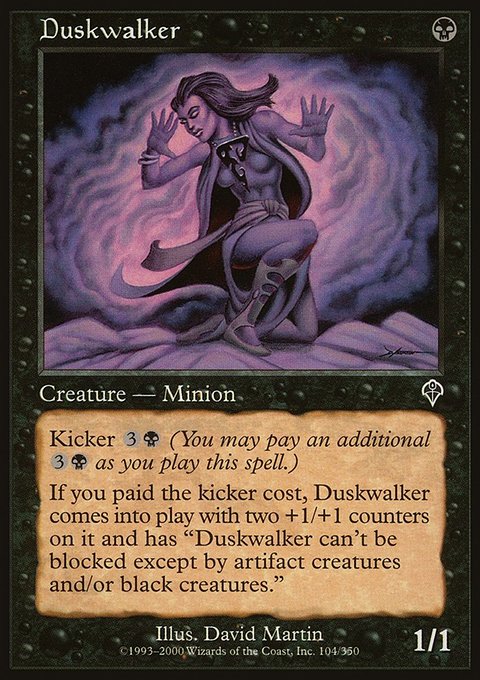 Duskwalker, Invasion #104, Magic: The Gathering card