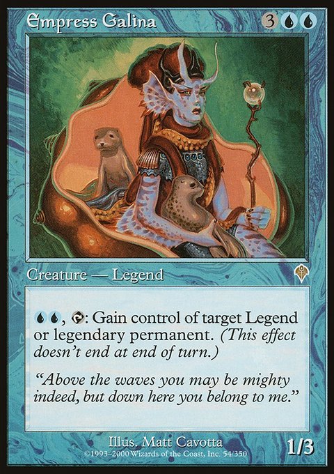 Empress Galina, Invasion #54, Magic: The Gathering card