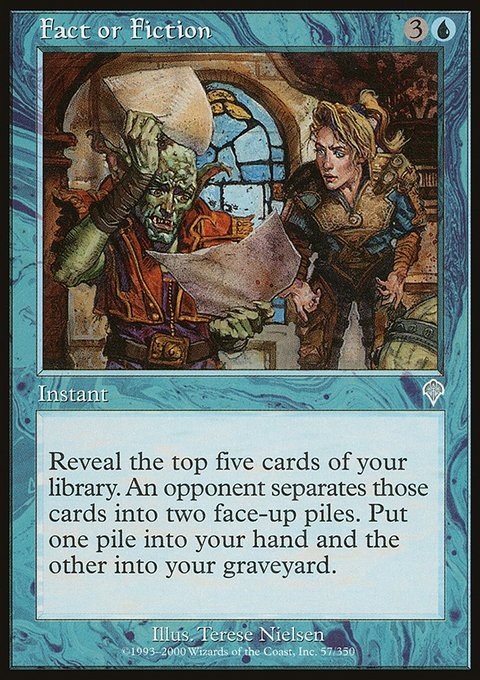Fact or Fiction, Invasion #57, Magic: The Gathering card