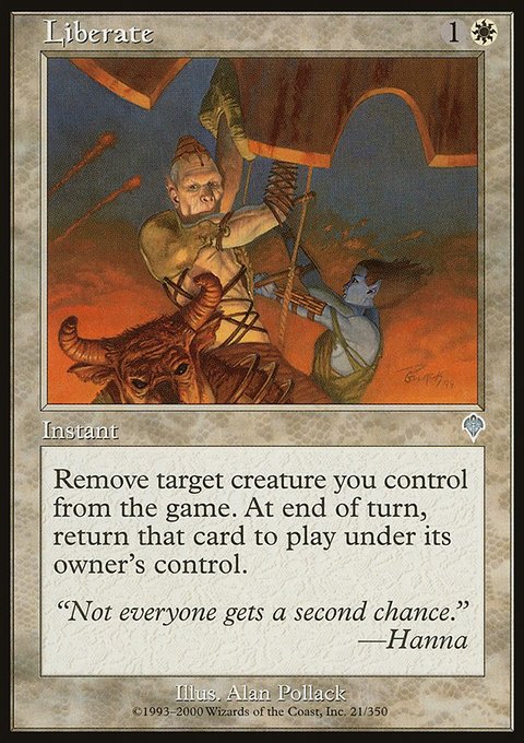 Liberate, Invasion #21, Magic: The Gathering card