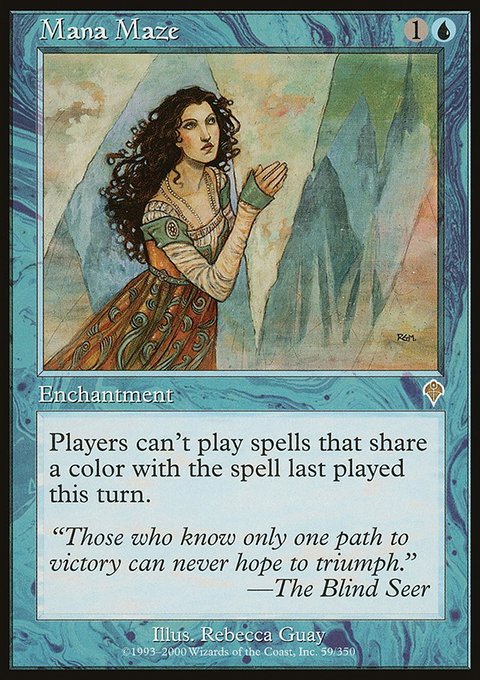 Mana Maze, Invasion #59, Magic: The Gathering card
