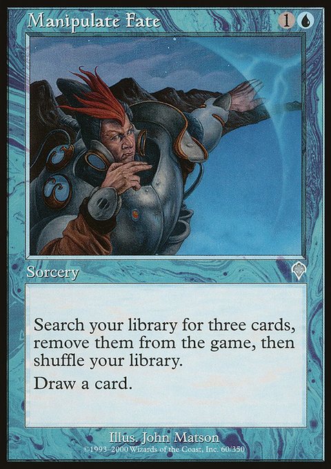 Manipulate Fate, Invasion #60, Magic: The Gathering card