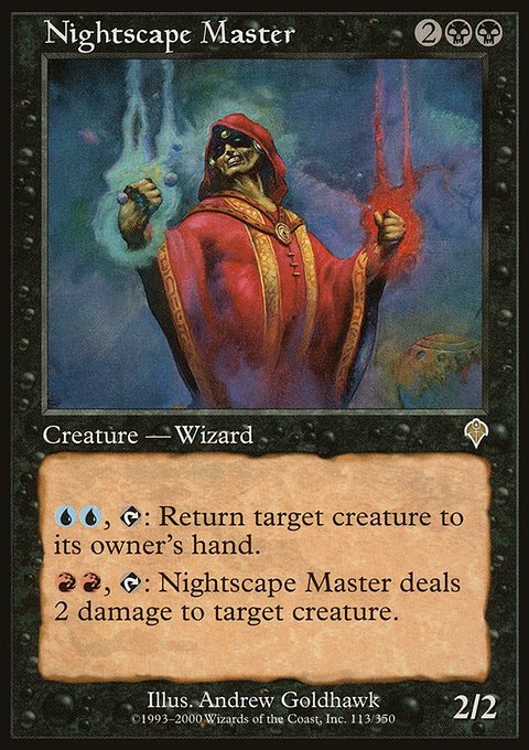 Nightscape Master, Invasion #113, Magic: The Gathering card