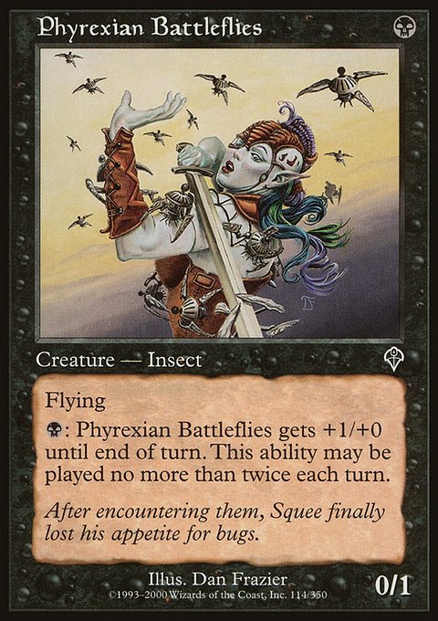 Phyrexian Battleflies, Invasion #114, Magic: The Gathering card