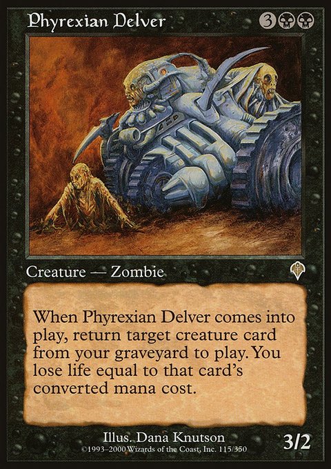 Phyrexian Delver, Invasion #115, Magic: The Gathering card