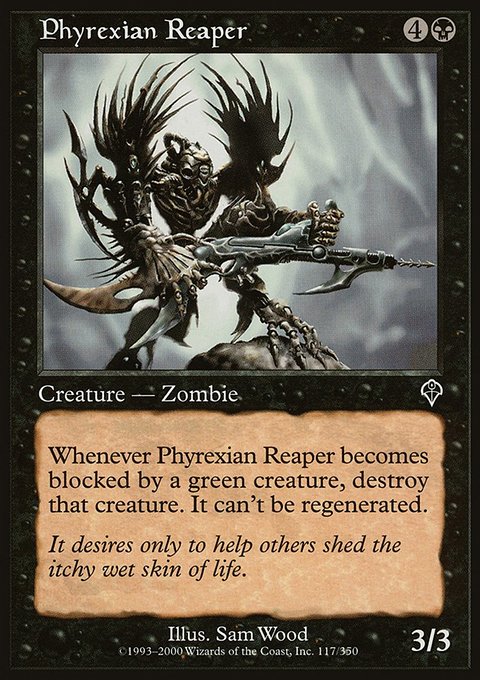 Phyrexian Reaper, Invasion #117, Magic: The Gathering card