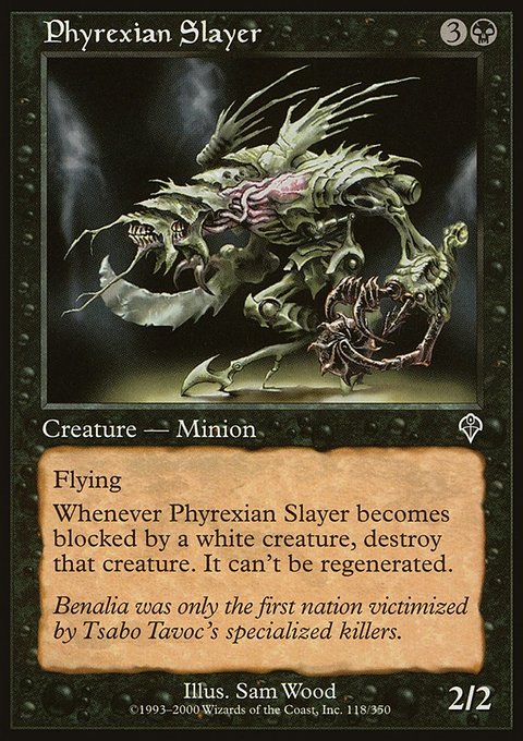 Phyrexian Slayer, Invasion #118, Magic: The Gathering card