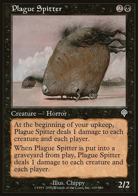 Plague Spitter, Invasion #119, Magic: The Gathering card
