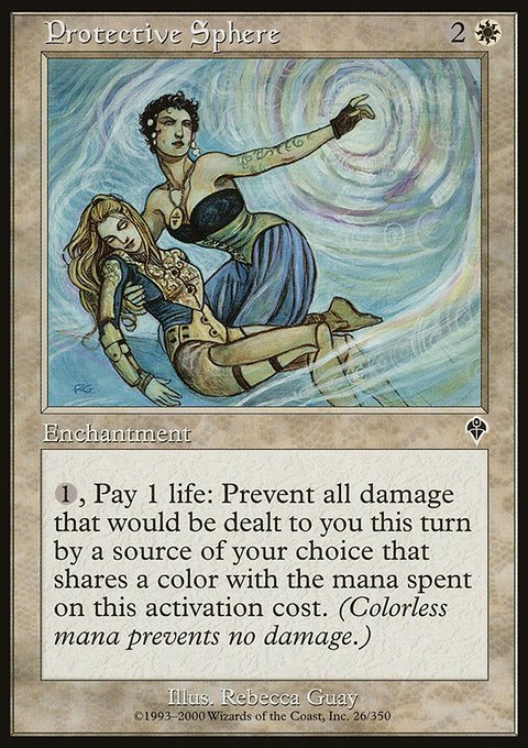 Protective Sphere, Invasion #26, Magic: The Gathering card